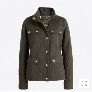 *final price drop* J crew resin coated jacket